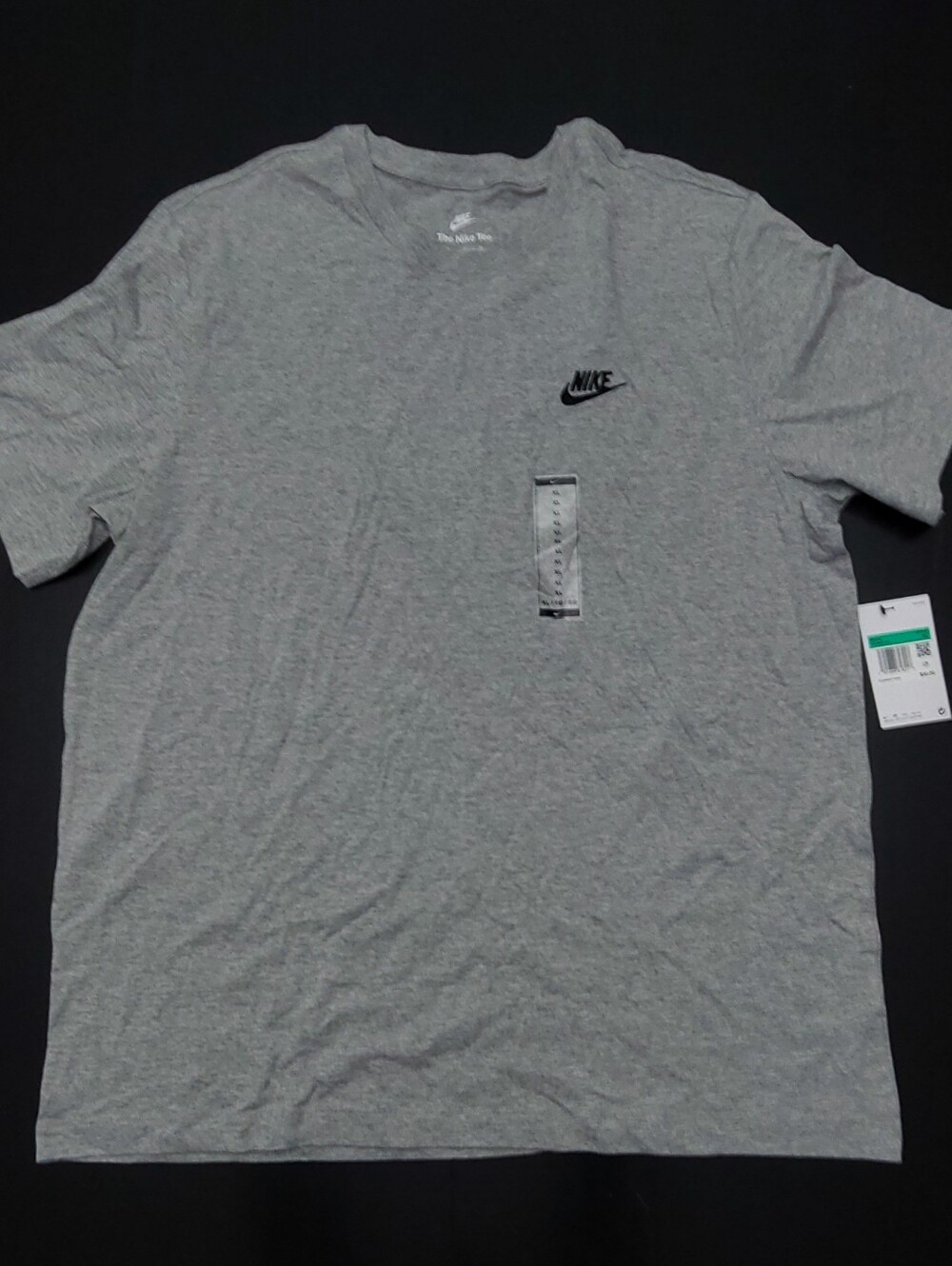 NWT Nike 100% Cotton T-Shirt - Gray, Size XL